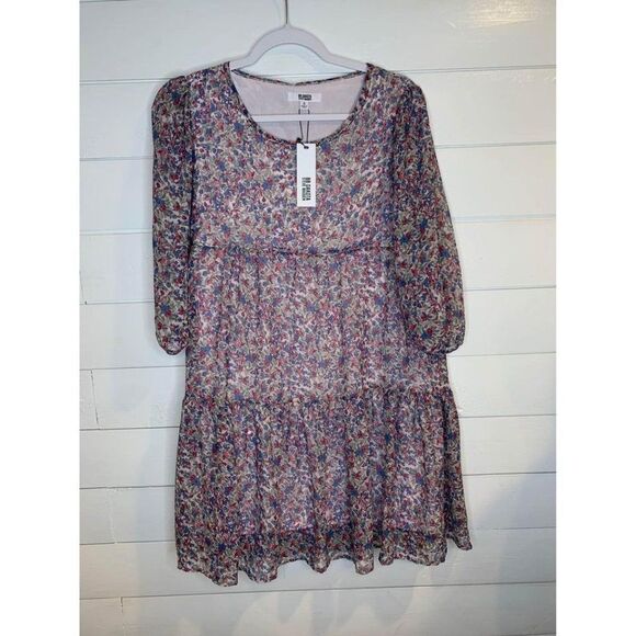 BB Dakota By Steve Madden Floral Cottagecore Dress Small NWT - Picture 5 of 9